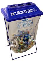 ClearMax recycling container for on-the-go recycling. Perfect for event recycling.