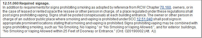 no smoking