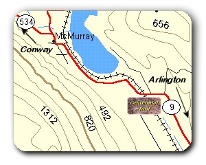 Centennial Trail Location Map