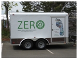 ClearMax recycling container for on-the-go recycling. Perfect for event recycling.